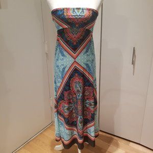 Stiletto's Bohemian Stretch Dress or Maxi Skirt S